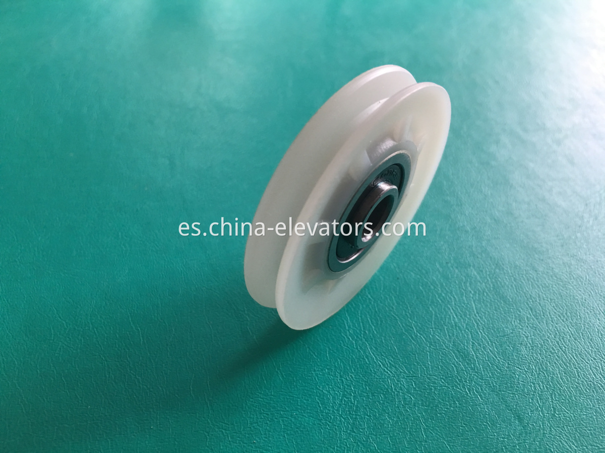 Rodillo de cable de alambre para puerta elevadora Fermator 47*8*608 Fermator Lift Door Wire Rope Roller 47*8*608